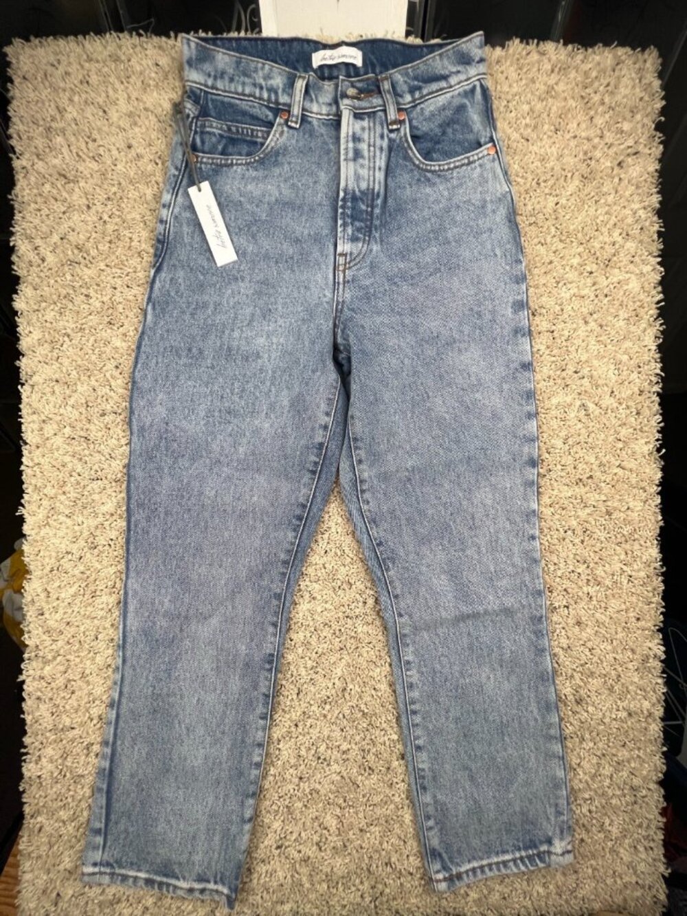 Betro Simone Jeans Size 25 NWT Women’s Pants Light Wash Slightly Tapered Denim